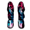 Holographic Psychedelic Print Pattern Muay Thai Shin Guards-grizzshop