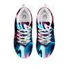 Holographic Psychedelic Print Pattern White Sneaker-grizzshop