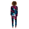 Holographic Psychedelic Print Pattern Women's Pajamas-grizzshop