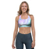 Holographic Psychedelic Sports Bra-grizzshop