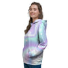 Holographic Psychedelic Women's Hoodie-grizzshop