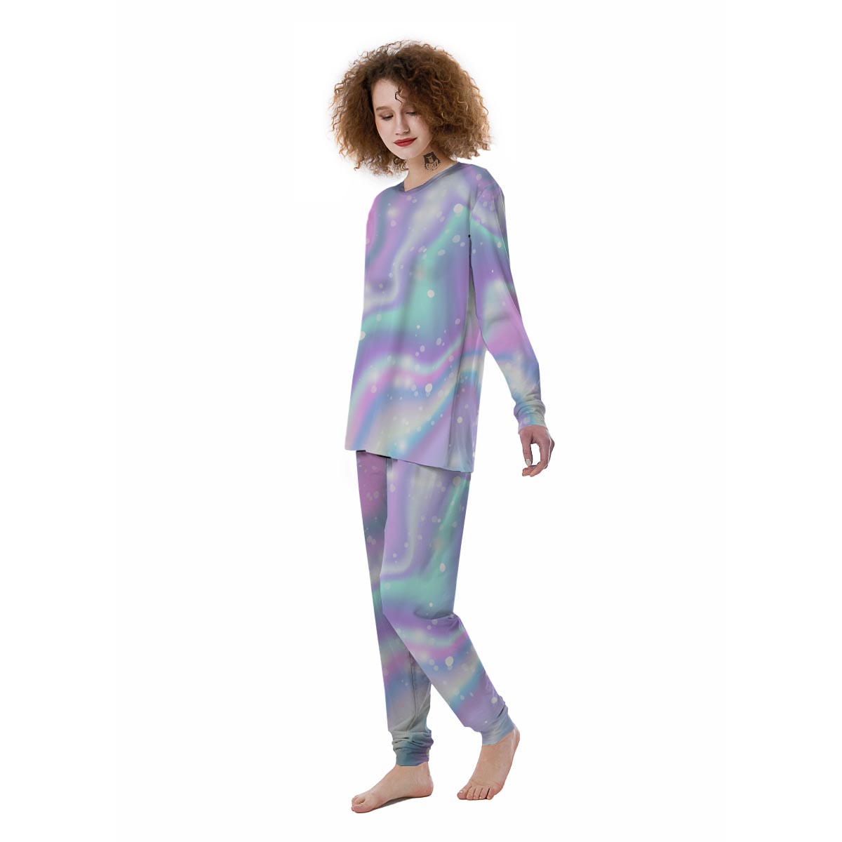 Holographic Psychedelic Women's Pajamas-grizzshop