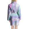 Holographic Psychedelic Women's Robe-grizzshop