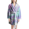 Holographic Psychedelic Women's Robe-grizzshop