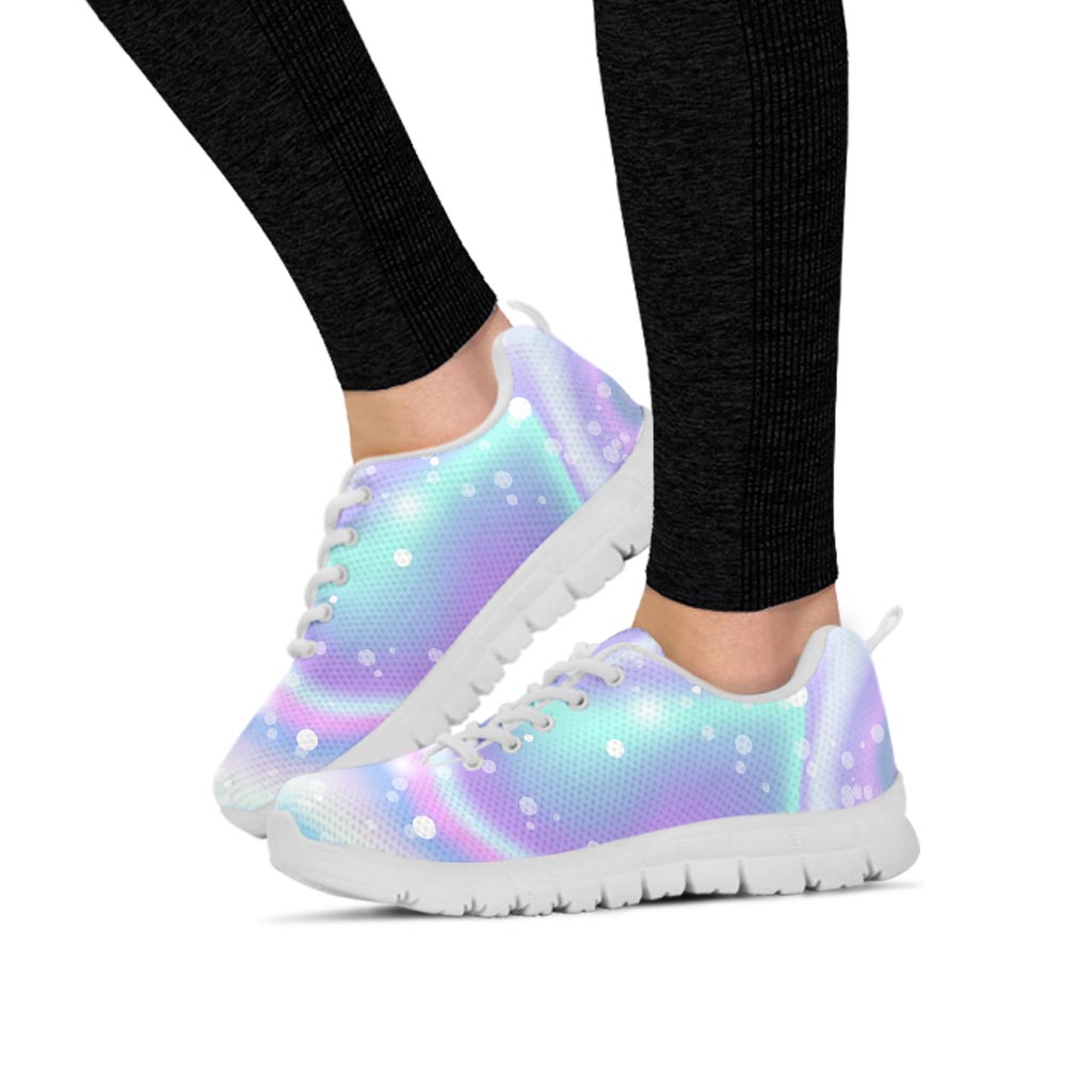 Holographic Psychedelic Women's Sneakers-grizzshop