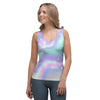 Holographic Psychedelic Women's Tank Top-grizzshop