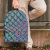 Holographic Snakeskin Print Backpack-grizzshop