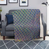 Holographic Snakeskin Print Blanket-grizzshop