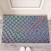 Holographic Snakeskin Print Door Mat-grizzshop