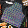 Holographic Snakeskin Print Men's Apron-grizzshop