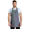 Holographic Snakeskin Print Men's Apron-grizzshop