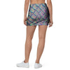 Holographic Snakeskin Print Mini Skirt-grizzshop