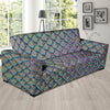 Holographic Snakeskin Print Sofa Cover-grizzshop