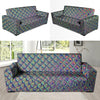 Holographic Snakeskin Print Sofa Cover-grizzshop