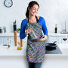 Holographic Snakeskin Print Women's Apron-grizzshop