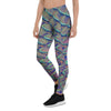 Holographic Snakeskin Print Women's Leggings-grizzshop