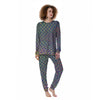 Holographic Snakeskin Print Women's Pajamas-grizzshop