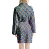 Holographic Snakeskin Print Women's Robe-grizzshop