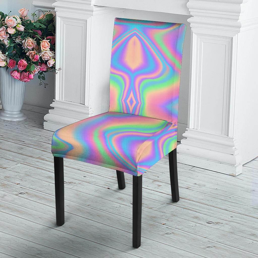 Holographic Trippy Chair Cover-grizzshop