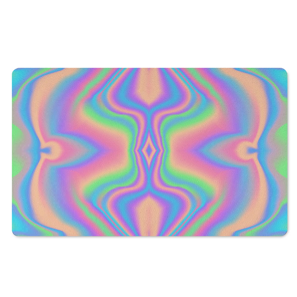 Holographic Trippy Door Mat-grizzshop