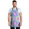 Holographic Trippy Men's Apron-grizzshop