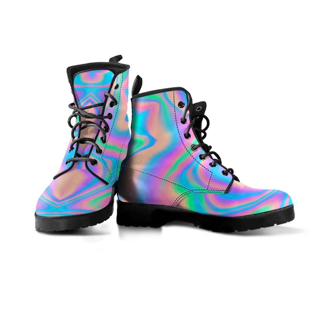 Holographic Trippy Men's Boots-grizzshop