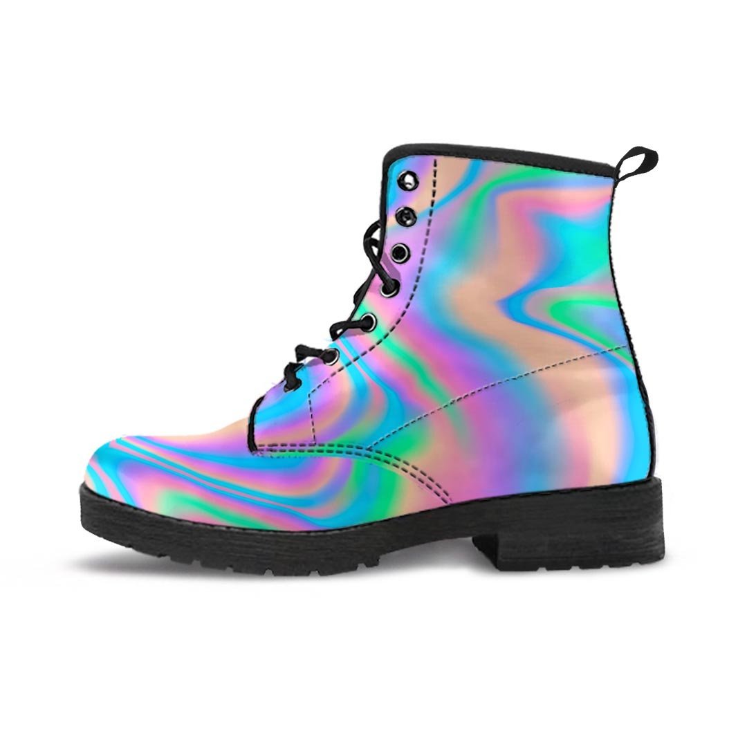 Holographic Trippy Men's Boots-grizzshop