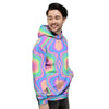 Holographic Trippy Men's Hoodie-grizzshop