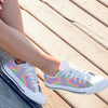 Holographic Trippy Men's Low Top Shoes-grizzshop