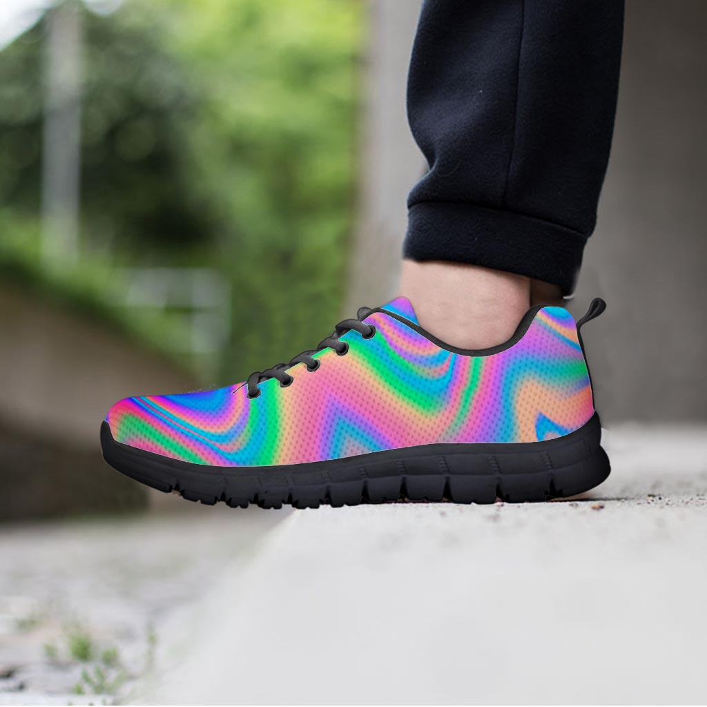 Holographic Trippy Men's Sneakers-grizzshop