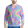 Holographic Trippy Men's Sweatshirt-grizzshop