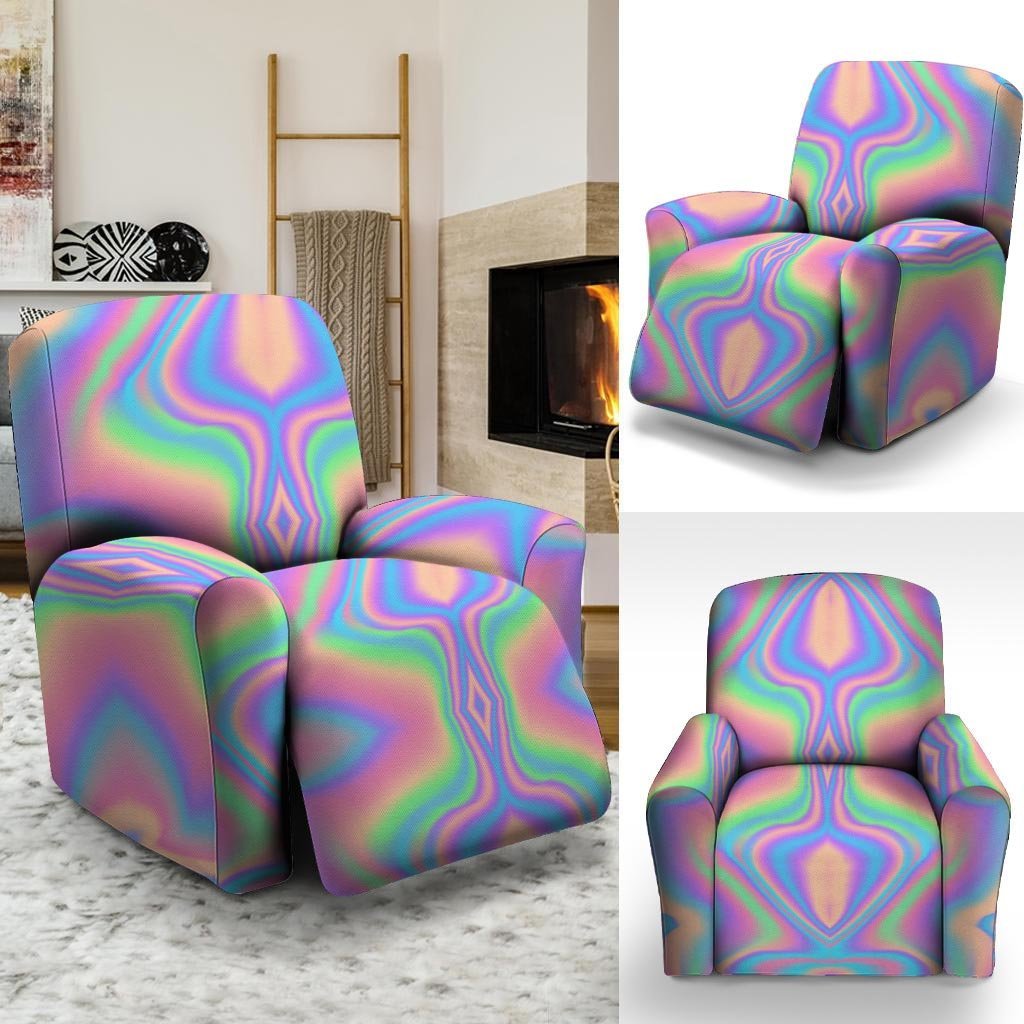 Holographic Trippy Recliner Cover-grizzshop