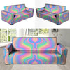 Holographic Trippy Sofa Cover-grizzshop