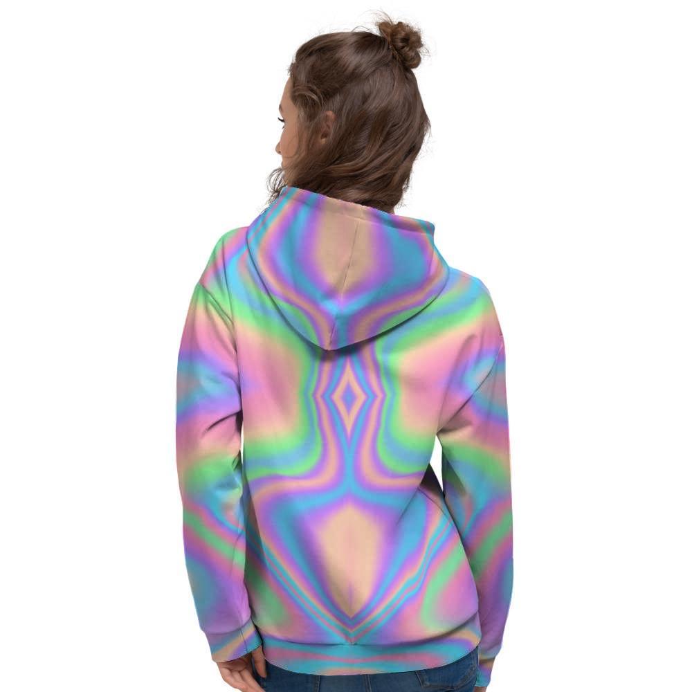 Holographic Trippy Women's Hoodie-grizzshop