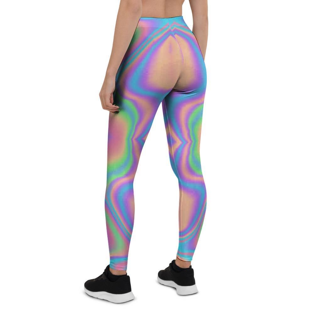 Holographic Trippy Women's Leggings-grizzshop