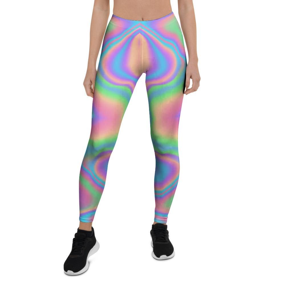 Holographic Trippy Women's Leggings-grizzshop