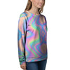 Holographic Trippy Women's Sweatshirt-grizzshop