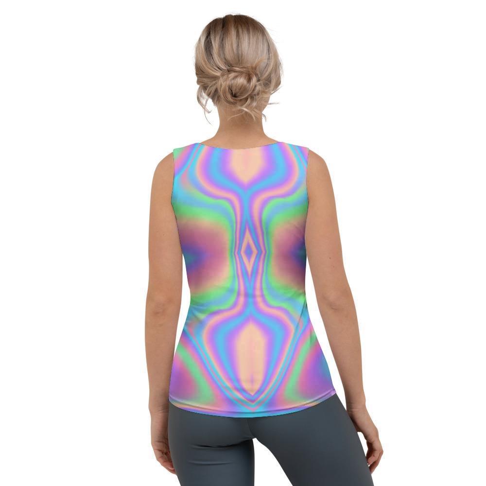 Holographic Trippy Women's Tank Top-grizzshop