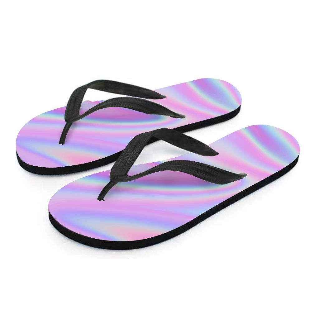 Holographic Women's Flip Flops-grizzshop