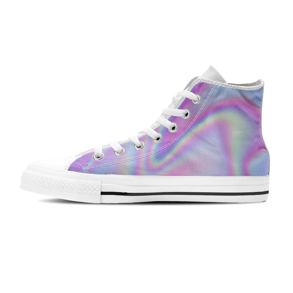 Holographic Women's High Top Shoes-grizzshop