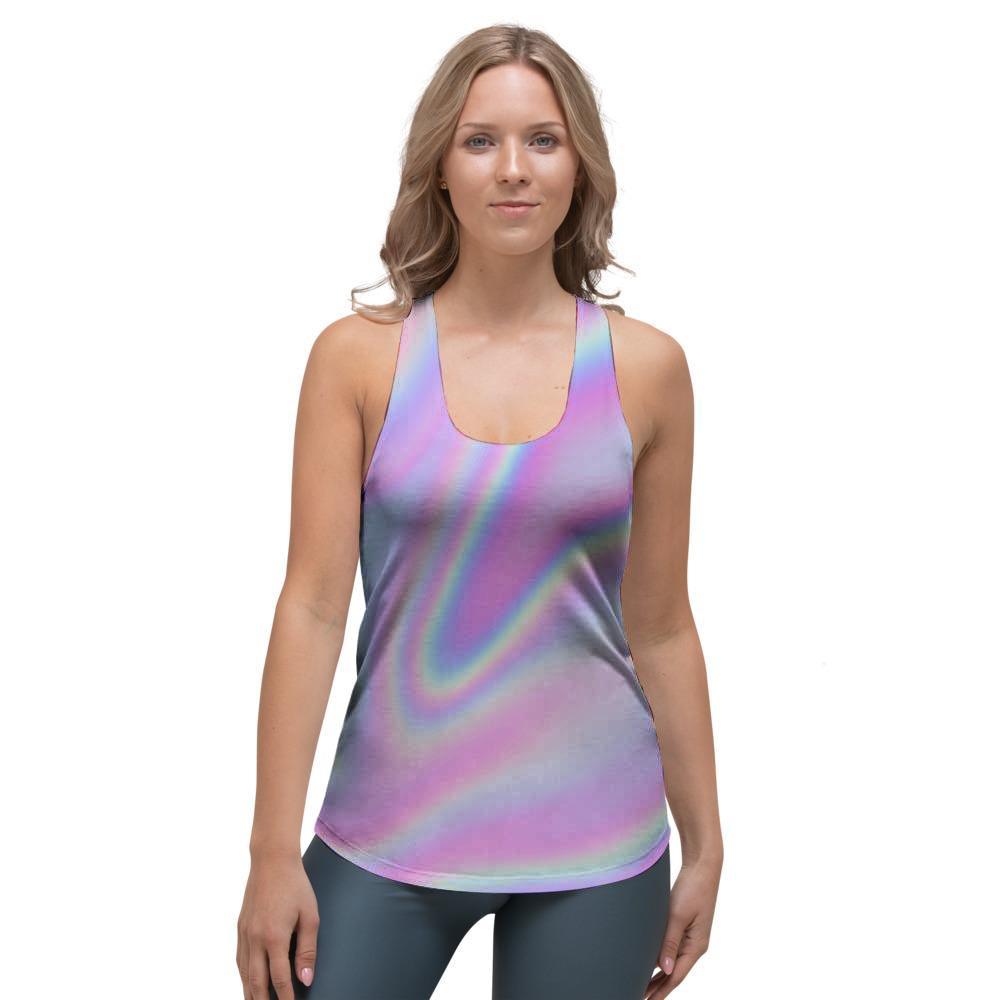 Holographic Women's Racerback Tank Top-grizzshop