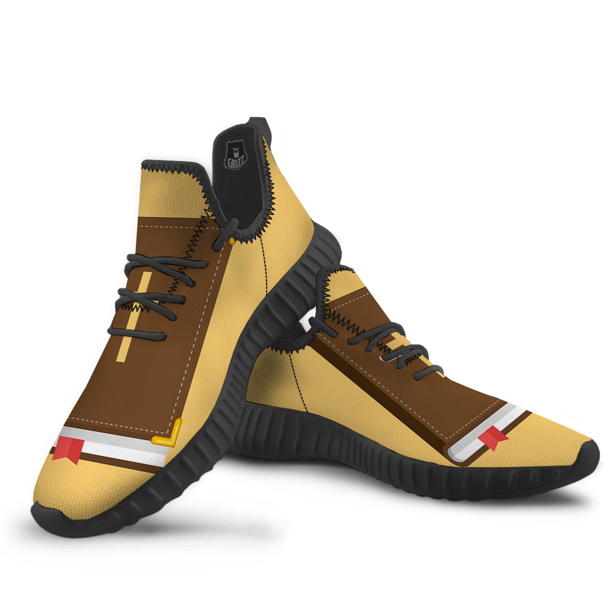Holy Bible Christian Print Black Walking Shoes-grizzshop