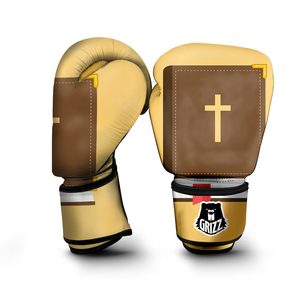 Holy Bible Christian Print Boxing Gloves-grizzshop