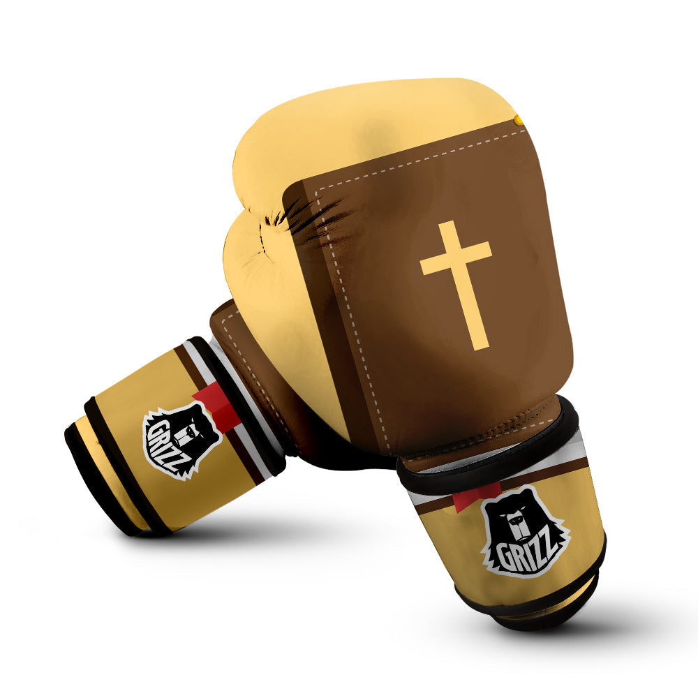 Holy Bible Christian Print Boxing Gloves-grizzshop