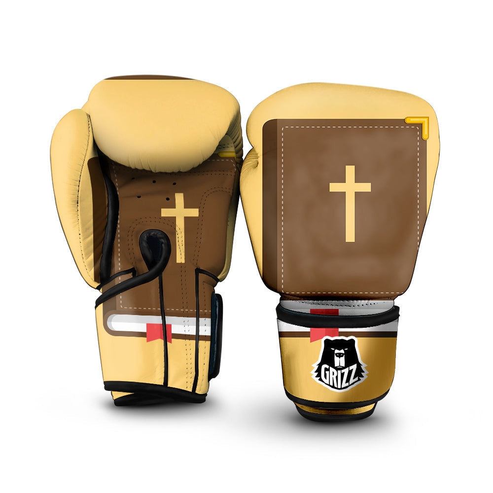 Holy Bible Christian Print Boxing Gloves-grizzshop