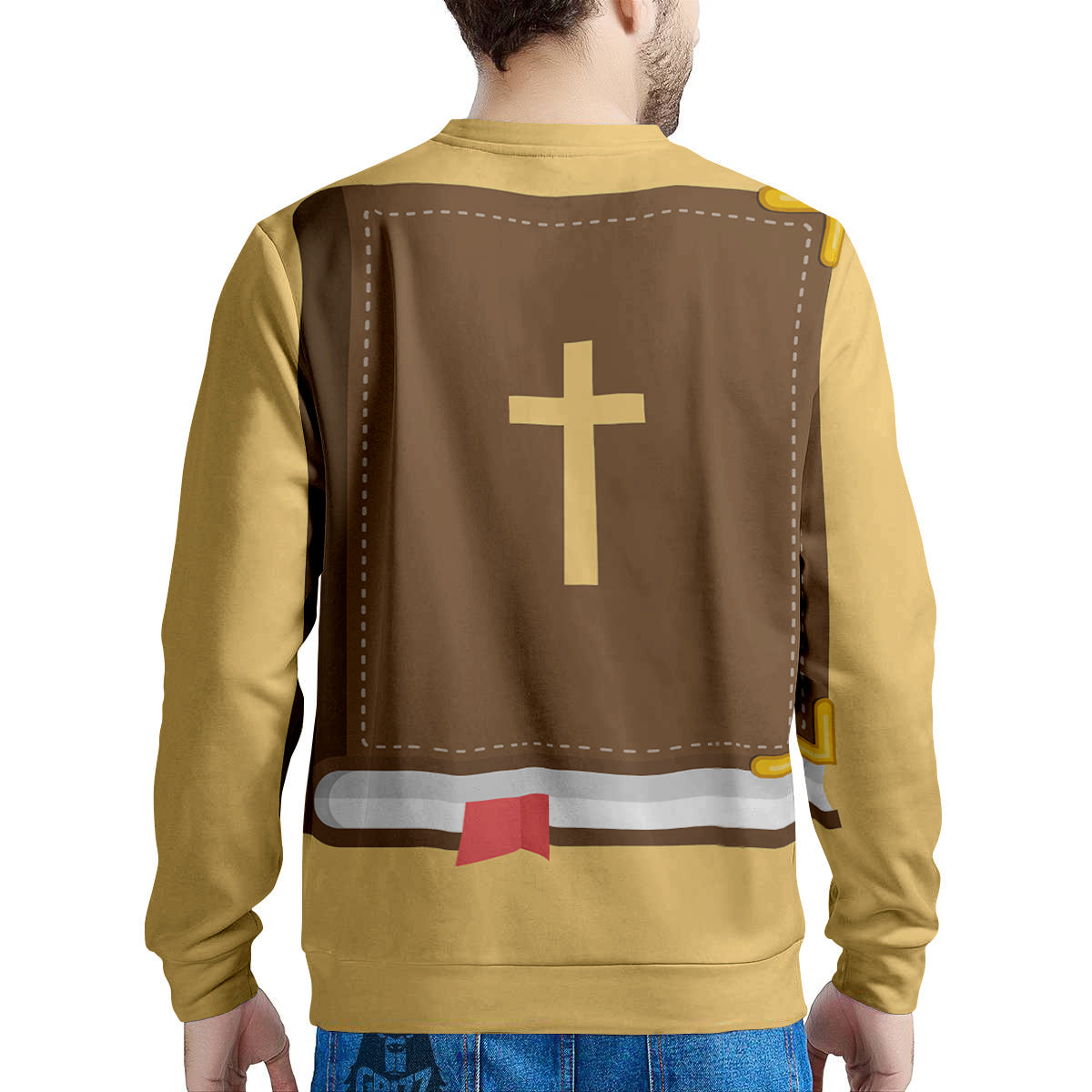 Holy Bible Christian Print Men's Sweatshirt-grizzshop