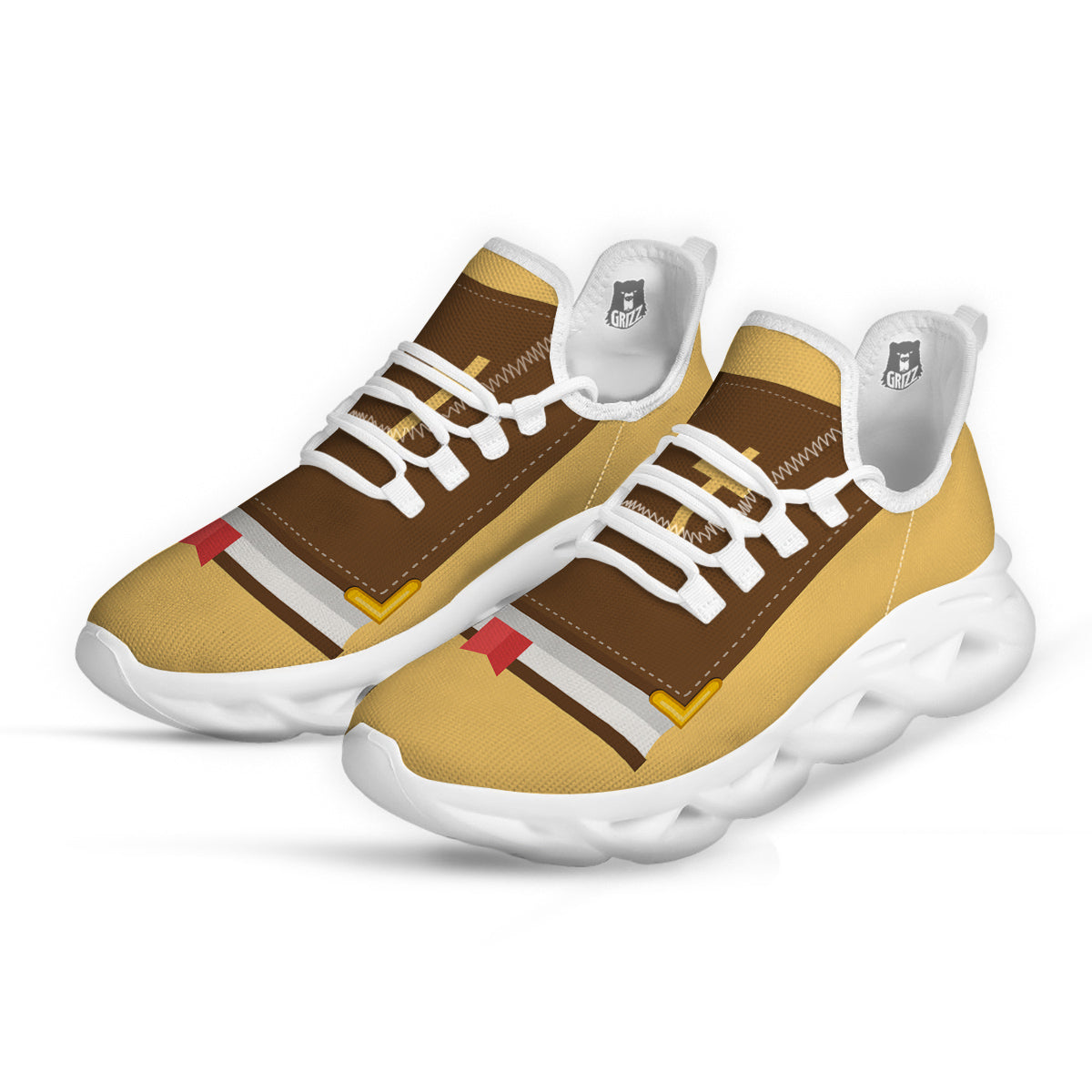 Holy Bible Christian Print White Running Shoes-grizzshop