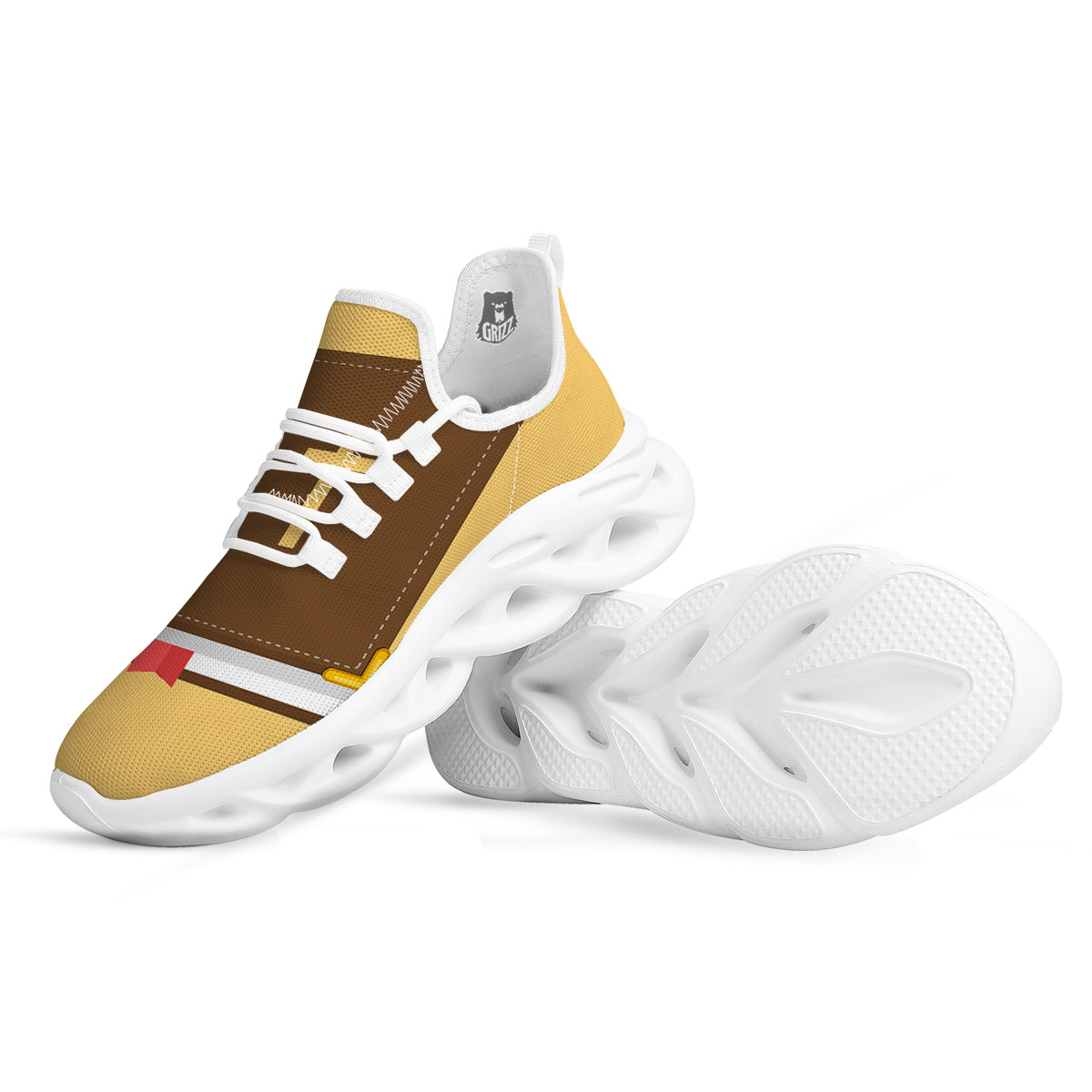 Holy Bible Christian Print White Running Shoes-grizzshop