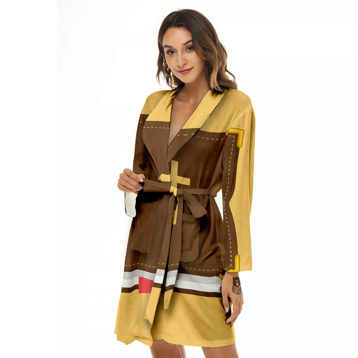 Holy Bible Christian Print Women's Robe-grizzshop