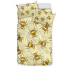 Honey Bee Gifts Pattern Print Duvet Cover Bedding Set-grizzshop